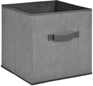 Корзина для белья текстиль OBI 122094 31х31х31 см серая