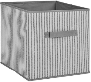 Корзина для белья текстиль OBI 122095 31х31х31 см серая