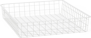 Проволочная корзина Larvij белая 555х410х85 мм