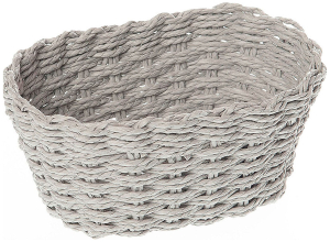 Корзина Pulita картон серая 90х190х120 мм