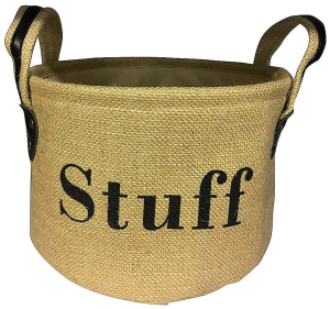 Корзина Stuff текстиль бежевая 170x230x230 мм