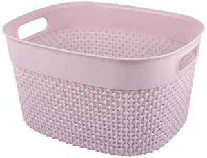 Корзина Plast Team OSLO пластиковая лиловая 15х29х38 см 12 л