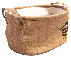 Корзина текстиль коричневая 370х270х200 мм
