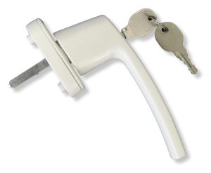 Ручка Galichi скрытая фиксатор сталь белый