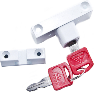 Замок Tech-KREP для пластиковых окон сталь ключ