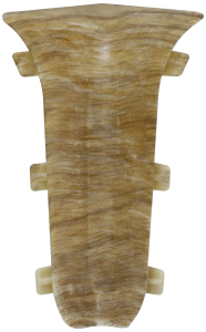 Внутренний угол напольного плинтуса WIMAR дуб гроссо 68 мм 2 шт