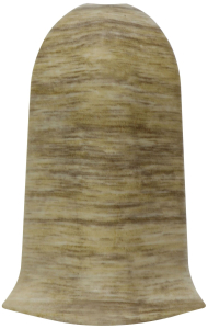 Наружный угол напольного плинтуса WIMAR дуб гроссо 68 мм 2 шт