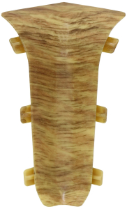 Внутренний угол напольного плинтуса WIMAR дуб обыкновенный 68 мм 2 шт