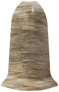 Наружный угол напольного плинтуса WIMAR дуб эллора 58 мм 2 шт