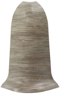 Наружный угол напольного плинтуса WIMAR дуб аргенто 58 мм 2 шт