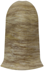 Наружный угол напольного плинтуса WIMAR дуб пальмира 68 мм 2 шт