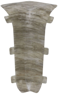 Внутренний угол напольного плинтуса WIMAR дуб аргенто 86 мм 2 шт