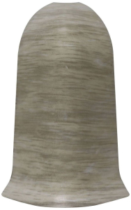 Наружный угол напольного плинтуса WIMAR дуб аргенто 86 мм 2 шт