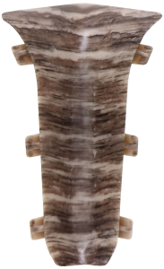 Внутренний угол напольного плинтуса WIMAR дуб каменный 68 мм 2 шт