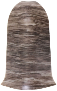 Наружный угол напольного плинтуса WIMAR дуб каменный 68 мм 2 шт