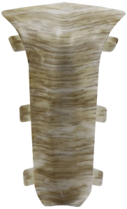 Внутренний угол напольного плинтуса WIMAR дуб белло 68 мм 2 шт