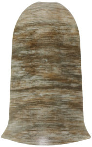 Наружный угол напольного плинтуса WIMAR дуб асплен 68 мм 2 шт