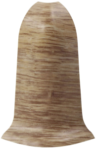 Наружный угол напольного плинтуса WIMAR дуб гроссо 58 мм 2 шт