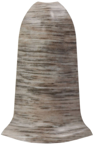 Наружный угол напольного плинтуса WIMAR дуб альба 58 мм 2 шт