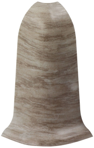 Наружный угол напольного плинтуса WIMAR дуб новарский 58 мм 2 шт