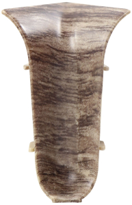 Внутренний угол напольного плинтуса WIMAR дуб миланский 58 мм