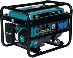 Бензиновый генератор Wert G 3000D 220 В 2,5 кВт 15 л