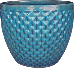 Кашпо S d19 h18 керамическое нефритовое