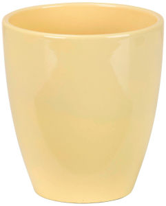 Кашпо Scheurich d13 h15 см керамическое желтое