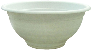 Кашпо IDEA Ламела d30 см полипропиленовое мраморное