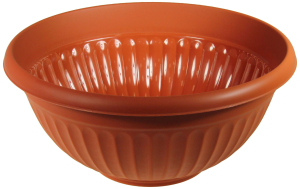 Кашпо IDEA Ливия d40 cм полипропиленовое терракотовое