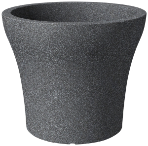 Горшок Scheurich No1 Stone d30 см полипропиленовый черный
