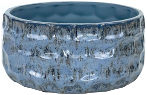 Кашпо DecoLine 105.24WH d24 см керамическое синее