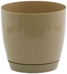 Горшок Form Plastic Toscana 0743-002 d17 см 3 л пластиковый кофейный