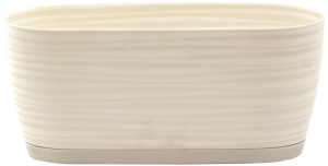 Горшок Form Plastic Sahara 12,75x26,8x11,85 см 2,65 л пластиковый кремовый 