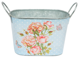 Кашпо Цветы d15 металл