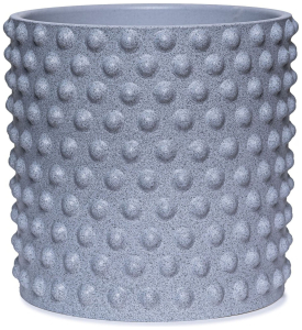 Кашпо Драже d15 см бетонное серое