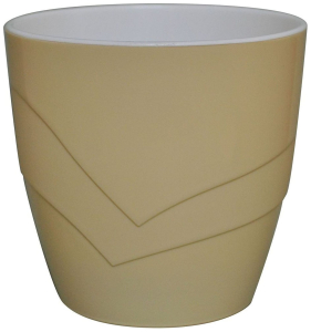 Кашпо Plast Avenue Грация d15 см 2 л полипропилен кремовое