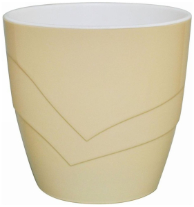 Кашпо Plast Avenue Грация d17 см 2,8 л полипропилен кремовое 
