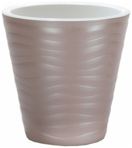 Кашпо Plast Avenue Валенсия d15,5 см 2 л пластик мокко 