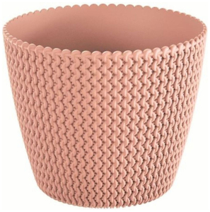 Кашпо Prosperplast Splofy d15,7 см 1,7 л пластик персиковое