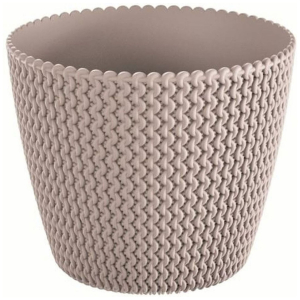 Кашпо Prosperplast Splofy d15,7 см 1,7 л пластик мокко