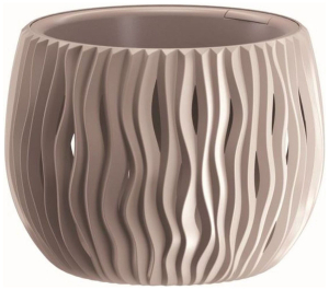 Кашпо Prosperplast Sandy Bowl d18 см 1,4 л мокко
