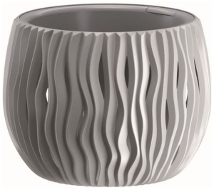 Кашпо Prosperplast Sandy Bowl d18 см 1,4 л пластик серый камень
