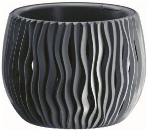 Кашпо Prosperplast Sandy Bowl d18 см 1,4 л пластик антрацитовое