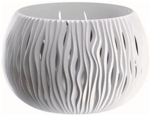 Кашпо Prosperplast Sandy Bowl d23,8 см 2,3 л пластик белое