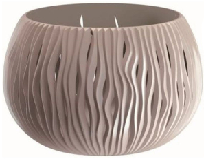 Кашпо Prosperplast Sandy Bowl d23,8 см 2,3 л пластик мокко