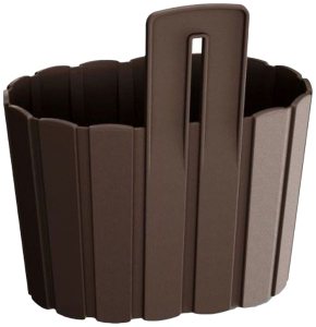 Вазон подвесной Prosperplast 19,4x15x20,2 см 2,2 л пластик коричневый