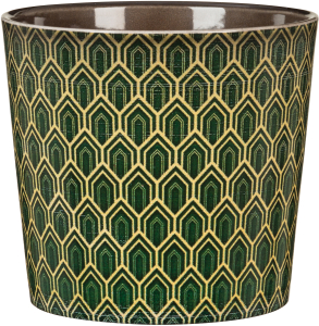 Кашпо керамическое Scheurich 870 декор Верт D13