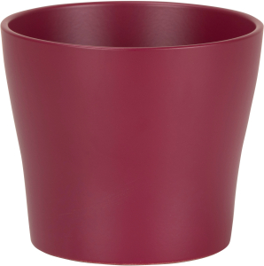 Кашпо керамическое Scheurich 808 декор Бургунди D15