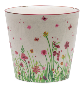 Горшок керамический FLowery мульти H12 см